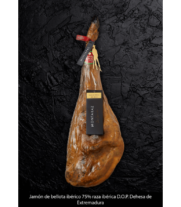 Jamón Ibérico Bellota 75% D.O Dehesa de Extremadura 8,5 - 9,5 Kg