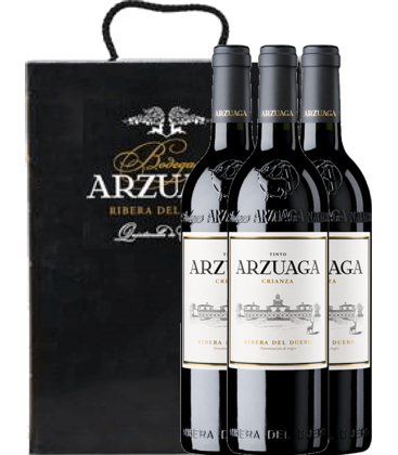 Estuche con 3 botellas Arzuaga Crianza 2021