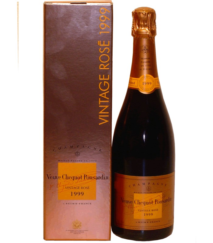 VEUVE CLICQUOT PONSARDIN BRUT ROSÉ VINTAGE 1999 ESTUCHADO buy online